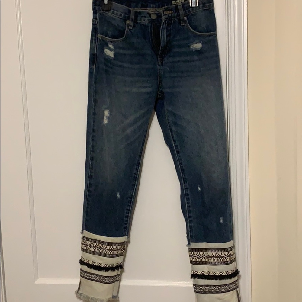 BLANK NYC Crop relaxed jeans